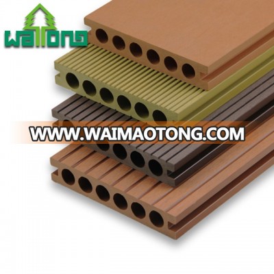 So popular fire resistance Hollow WPC decking composite flooring nice fit for house